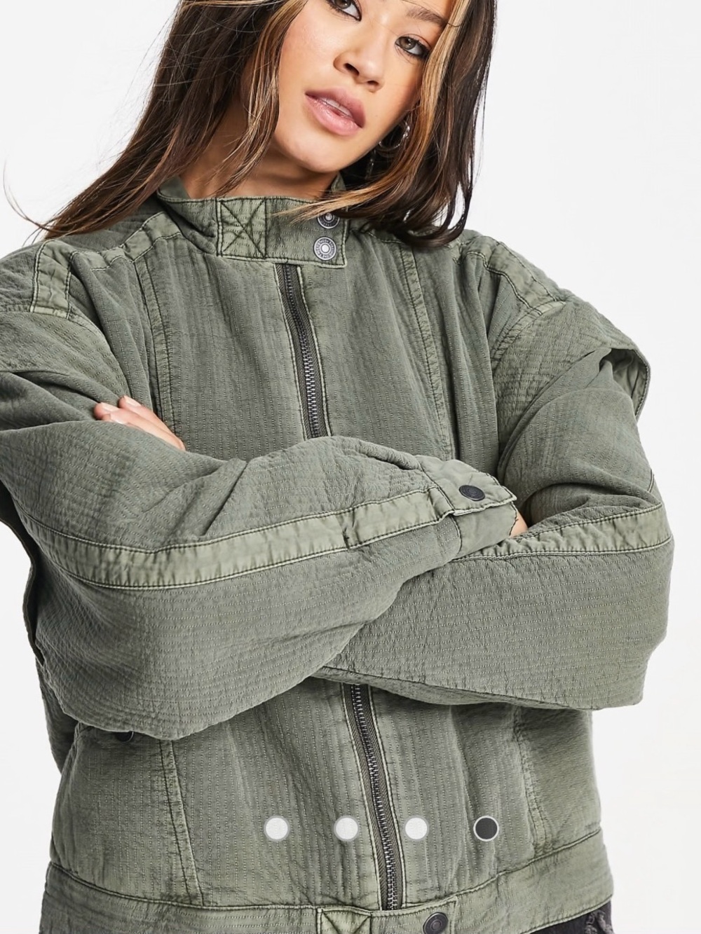Free People florence bomber jacket